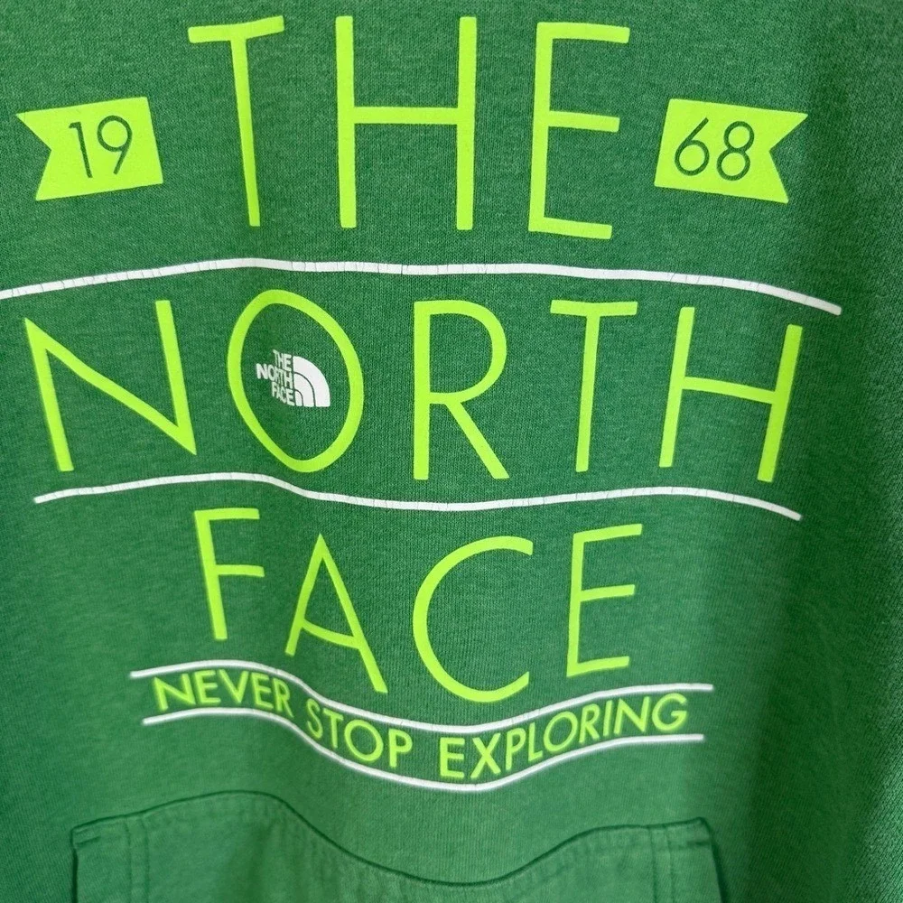 The North Face Never Stop Exploring Hoodie Size XL Kelly Green Outdoor‎ Active